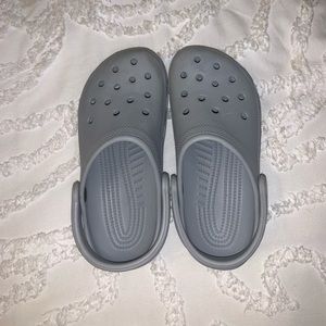 Gray crocs